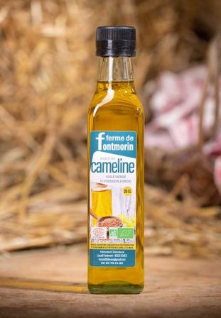 Ferme de Fontmorin : vente et livraison d'huile de Cameline près de Poitiers & Chauvigny | Vienne (86)